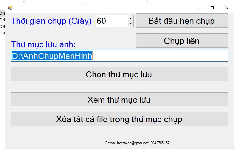 🔹 BÁN MÃ NGUỒN C# - PHẦN MỀM CHỤP ẢNH MÀN HÌNH TỰ ĐỘNG 🔹
